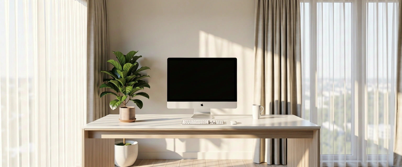 Ergonomic workspace setup
